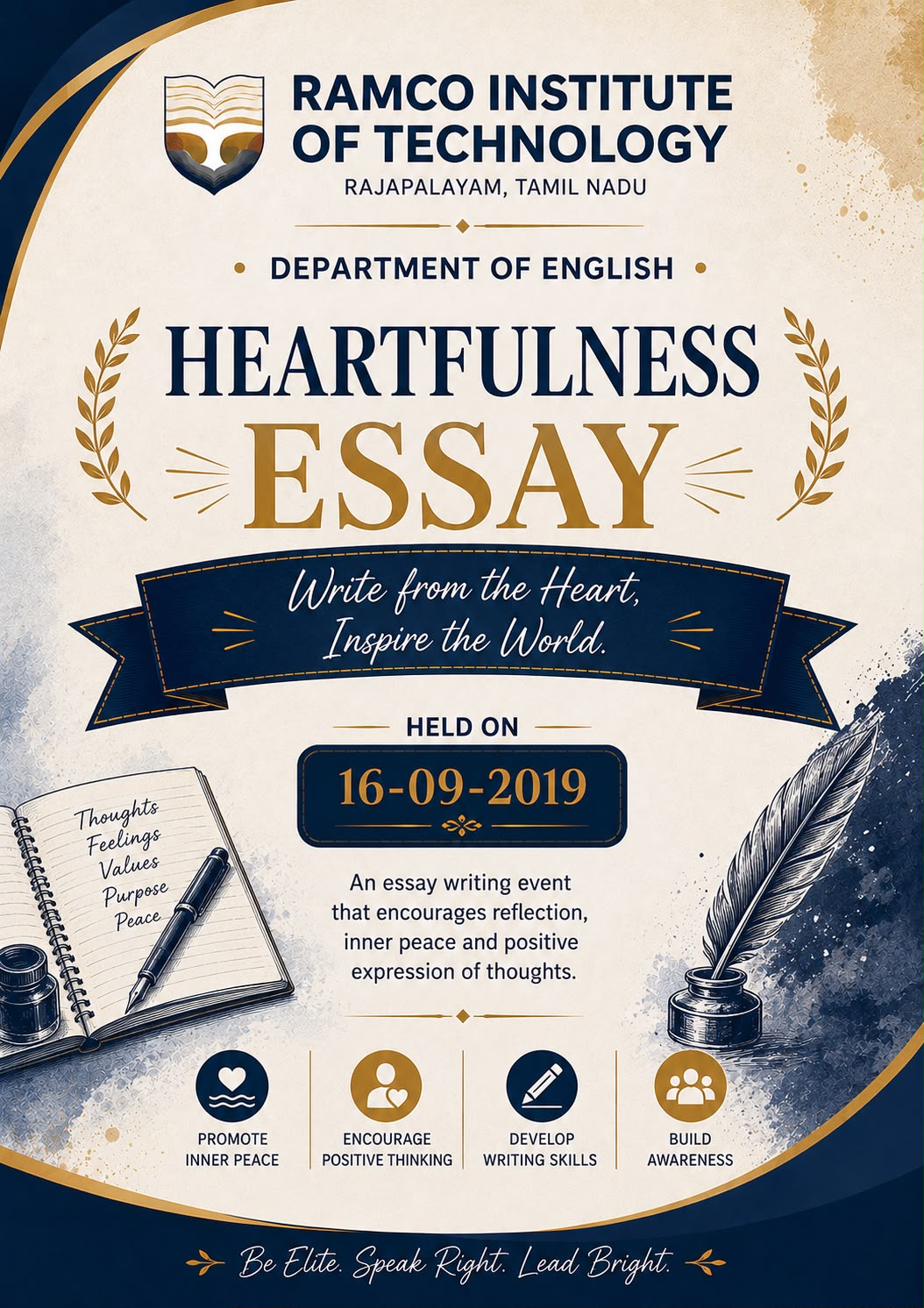 Heartfulness Essay Event 2019