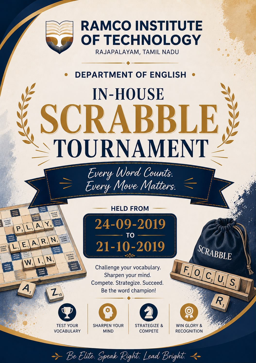 In-house Scrabble Tournament